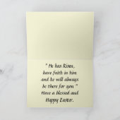 Happy Osterferien Osterkarte Feiertagskarte (Innenseite)