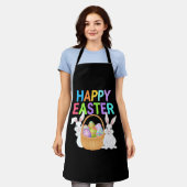 Happy Osterfest 2025 Eier Bunny Niedlich Rabbit Schürze (Getragen)
