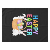 Happy Osterfest 2025 Eier Bunny Niedlich Rabbit Tischdecke (Vorderseite (Horizontal))