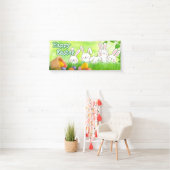 Happy Osterfest Bunny Ostereier Osterhase Banner (Insitu)