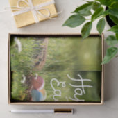 Happy Osterfest Niedlich Bunny mit farbenfroher Os Seidenpapier (Geschenk)