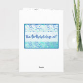 Happy Osterfest Personalisiertes Foto Ostern Bunny Karte (Rückseite)