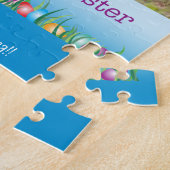 Happy Osterfest Personalisiertes Foto Puzzle (Seite)
