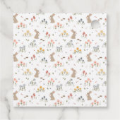 Happy Osterfest Sonnige Wildblumen Niedlich Urlaub Geschenkanhänger (Rückseite)