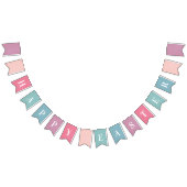 Happy Osterfrühlingsfarben - Custom Bunting Flags Wimpelkette (Alle)