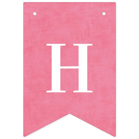 Happy Osterfrühlingsfarben - Custom Bunting Flags Wimpelkette (Dritte Fahne)