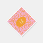 Happy Ostergebirge Osterbrot Serviette (Ecke)