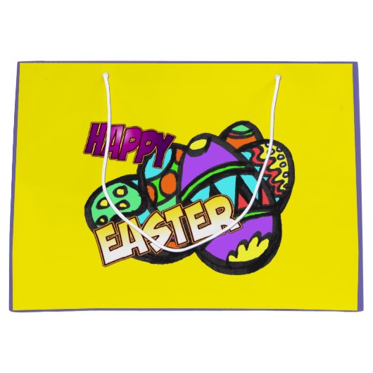 Happy Osterkust. Geschenktüte (Vorderseite)