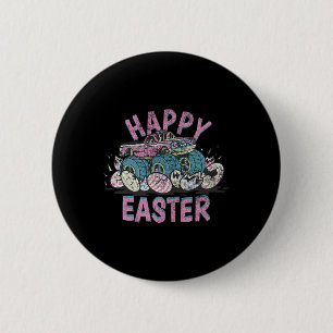 Happy Ostermonster LKW Ostereier für Kleinkinder Button