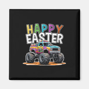 Happy Ostermonster Truck Ostereier Jäger Magnet