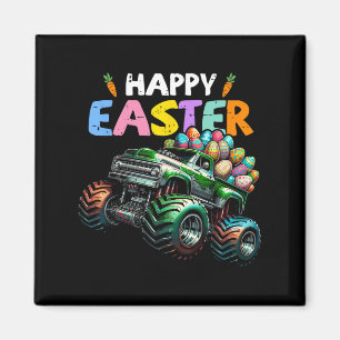 Happy Ostermonster Truck Ostereier Kleinkind Junge Magnet