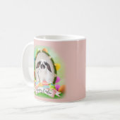 Happy Ostersonne, Eierdesign Coffee Tasse (Vorderseite Links)