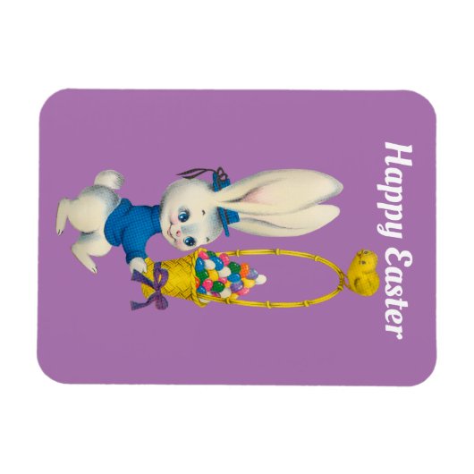 Happy Ostersonne mit Basket Magnet (Horizontal)