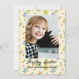 Happy Ostersonne mit Foto Ferienkarte Feiertagskarte