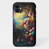 Happy Ostersonne mit Ostereiern Case-Mate iPhone Hülle (Rückseite)