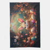 Happy Ostersonne mit Ostereiern Geschirrtuch (Vertikal)