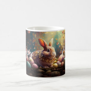 Happy Ostersonne mit Ostereiern Kaffeetasse