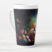 Happy Ostersonne mit Ostereiern Milchtasse (Linke Ecke)