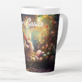 Happy Ostersonne mit Ostereiern Milchtasse (Rechte Ecke)