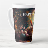 Happy Ostersonne mit Ostereiern Milchtasse (Linke Ecke)