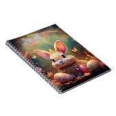 Happy Ostersonne mit Ostereiern Notizblock (Rechte Seite)