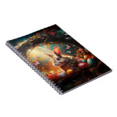 Happy Ostersonne mit Ostereiern Notizblock (Rechte Seite)