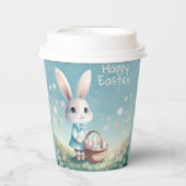 Happy Ostersonne mit Ostereiern Pappbecher (Vorderseite)