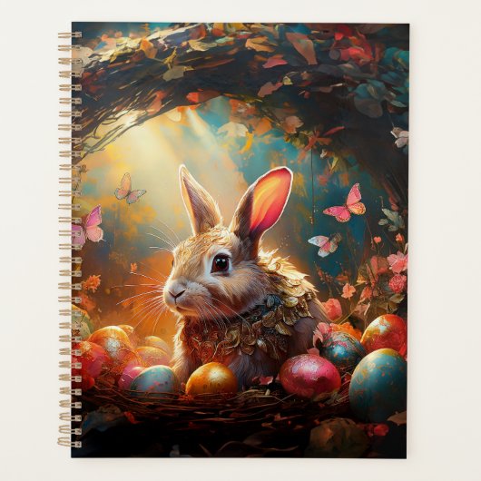 Happy Ostersonne mit Ostereiern Planer (Vorderseite)