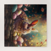 Happy Ostersonne mit Ostereiern Puzzle (Horizontal)