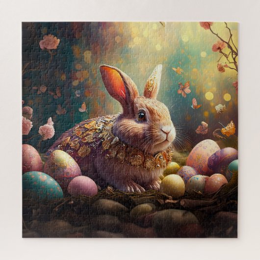 Happy Ostersonne mit Ostereiern Puzzle (Vertikal)