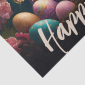 Happy Ostersonne mit Ostereiern Seidenpapier (Detail)