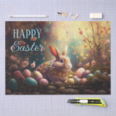 Happy Ostersonne mit Ostereiern Seidenpapier (Handwerk)