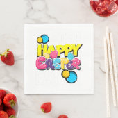 Happy Ostertag 76 Serviette (Beispiel)
