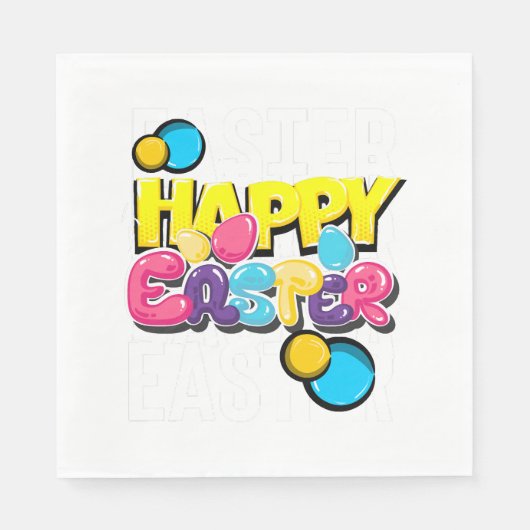 Happy Ostertag 76 Serviette (Vorderseite)