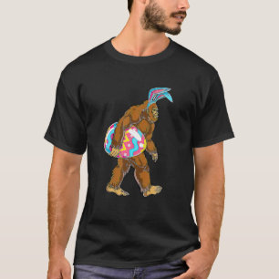Happy Ostertag Bigfoot Ei für Mens Frauen Kinder T-Shirt