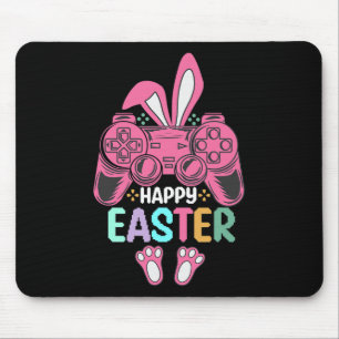 Happy Ostertag Bunny Egg Fun Boys Girls Kinder Spi Mousepad