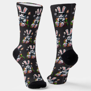 Happy Ostertag Bunny Egg Video Gamer Ostertag Socken