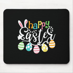 Happy Ostertag farbenfrohe Eier Jagen Niedlich Bun Mousepad