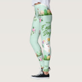 Happy Ostertag - Funny Bunny und Eggs Oster Leggings (Links)