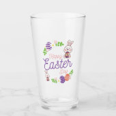 Happy Ostertag, Funny Osterglass Glas (Vorderseite)