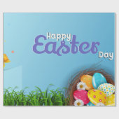 Happy Ostertag Geschenkpapier (Flach)