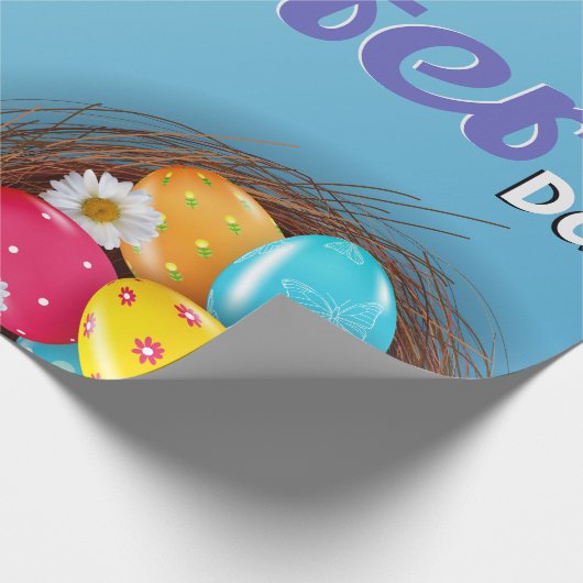 Happy Ostertag Geschenkpapier (Ecke)