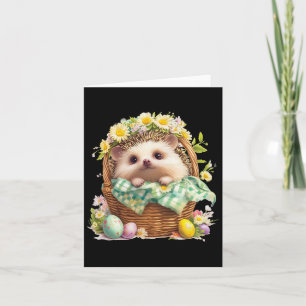 Happy Ostertag - Igel im Innern eines Waldes Karte