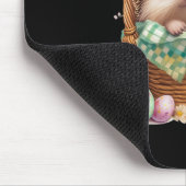 Happy Ostertag - Igel im Innern eines Waldes Mousepad (Ecke)