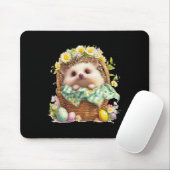 Happy Ostertag - Igel im Innern eines Waldes Mousepad (Mit Mouse)