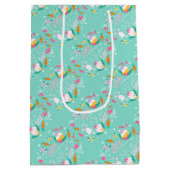 Happy Ostertag Mittlere Geschenktasche Mittlere Geschenktüte (Rückseite)