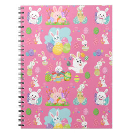 Happy Ostertag - Muster Sonne und Eier Notizblock