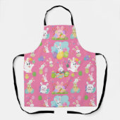 Happy Ostertag - Muster Sonne und Eier Schürze (Vorderseite)