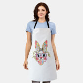 Happy Ostertag Niedlich Bunny Rabbit Coquette Bow  Schürze (Getragen)