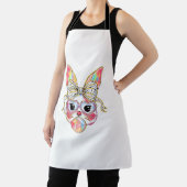 Happy Ostertag Niedlich Bunny Rabbit Coquette Bow  Schürze (InSitu)